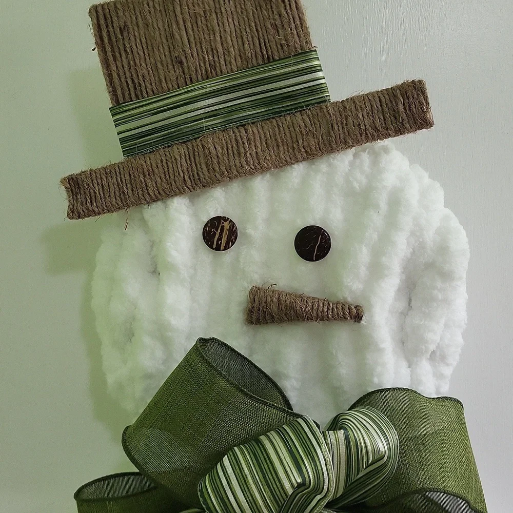 Clearance Sale! Snowman Wreath